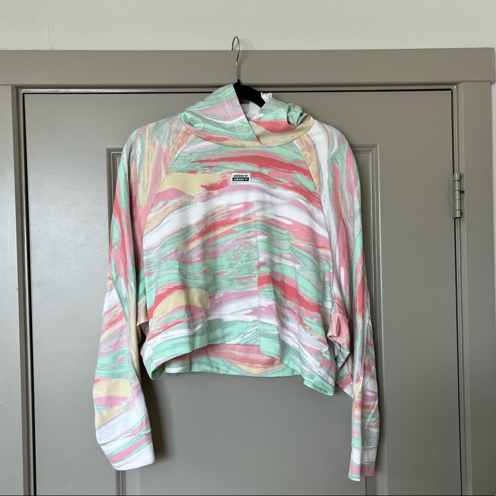 Adidas crop hoodie